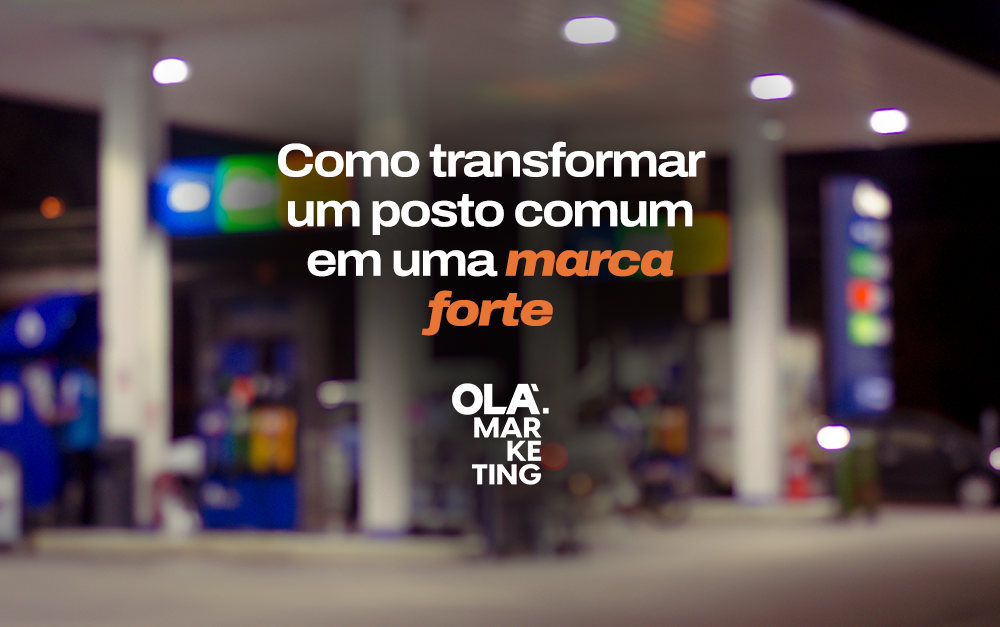 Imagem de um posto que tem sua marca forte diante do setor.